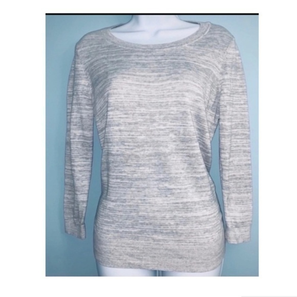 Ann Taylor Sweater Lightweight Eyelet Back Sweatshirt Top Size small